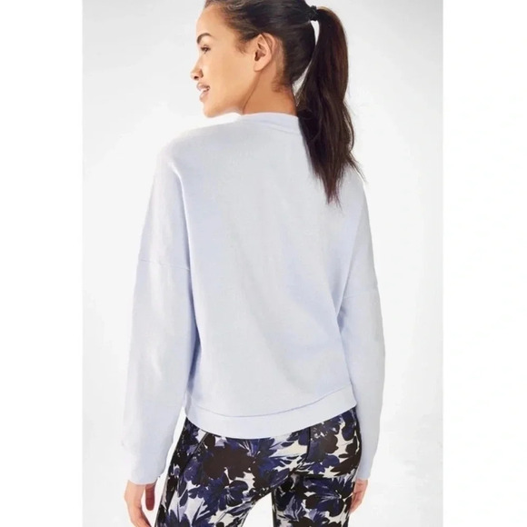 NWT Fabletics Selena Terry Pullover Sweatshirt - Picture 2 of 7